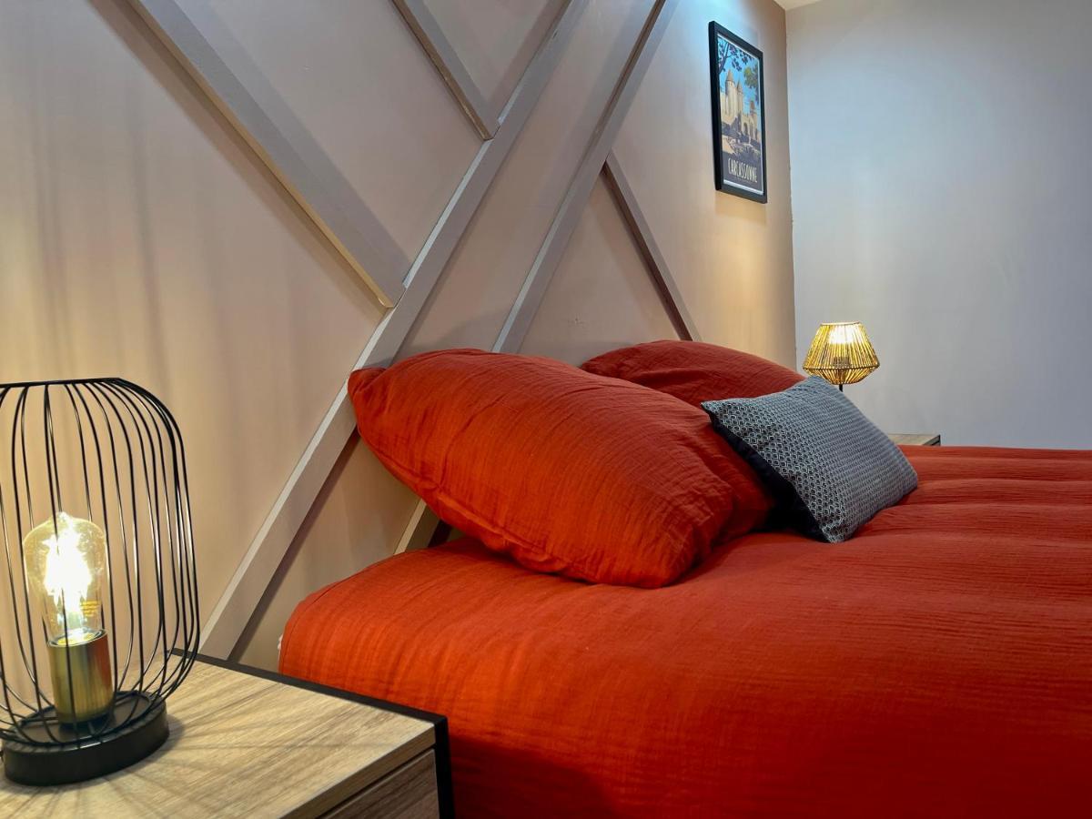 Rooftop N°38 - Rooms Et Studios - Vue Cite Medievale Carcassonne Ngoại thất bức ảnh