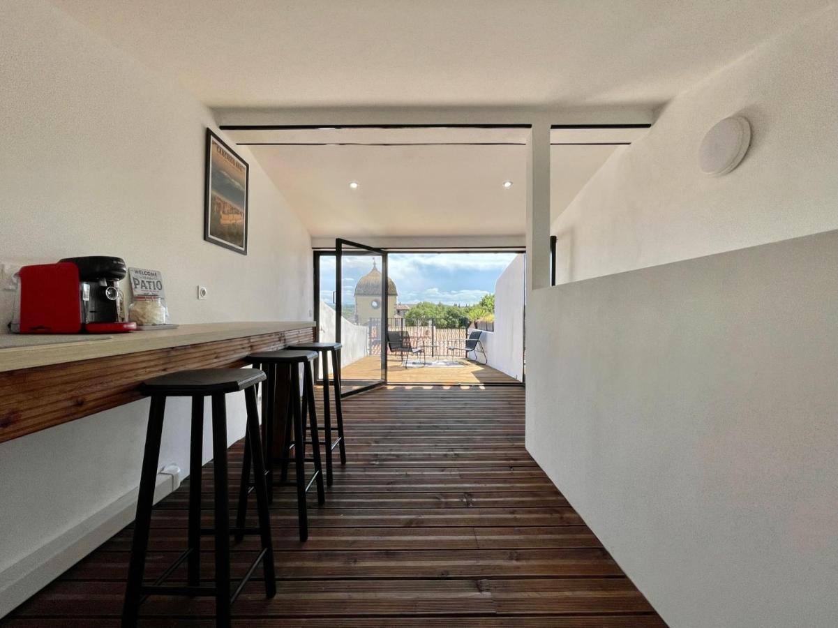 Rooftop N°38 - Rooms Et Studios - Vue Cite Medievale Carcassonne Ngoại thất bức ảnh